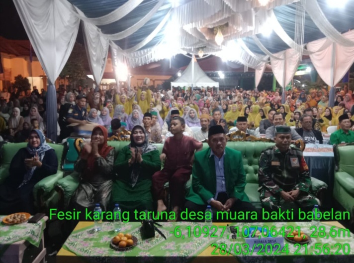 PEMBUKAAN PERGELARAN FESIR DI DESA MUARA BAKTI ANIMO MASYARAKAT MEMBLUDAK