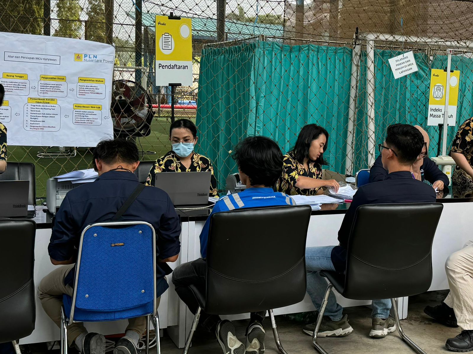 Medical Checkup Seluruh Karyawan PLN UP Muara Tawar Rutin Dilakukan Agar Kondisi Kesehatan Terjamin Baik