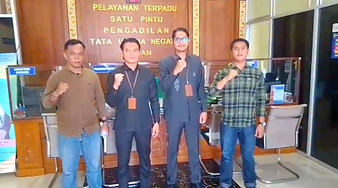 Aksi Demo AMBARA di PTUN Medan, Tuntut Agar Hakim Pengadilan Bijak Dalam Mengambil Putusan