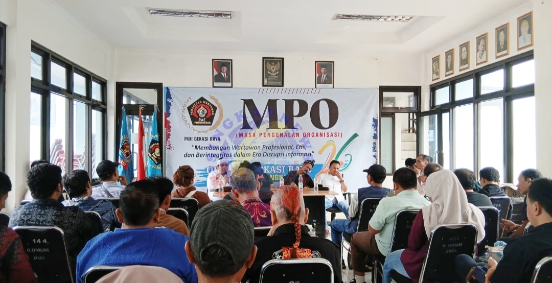Perkuat Fondasi Organisasi, PWI Bekasi Raya Gelar MPO Untuk Peserta OKK Angkatan Ke-26