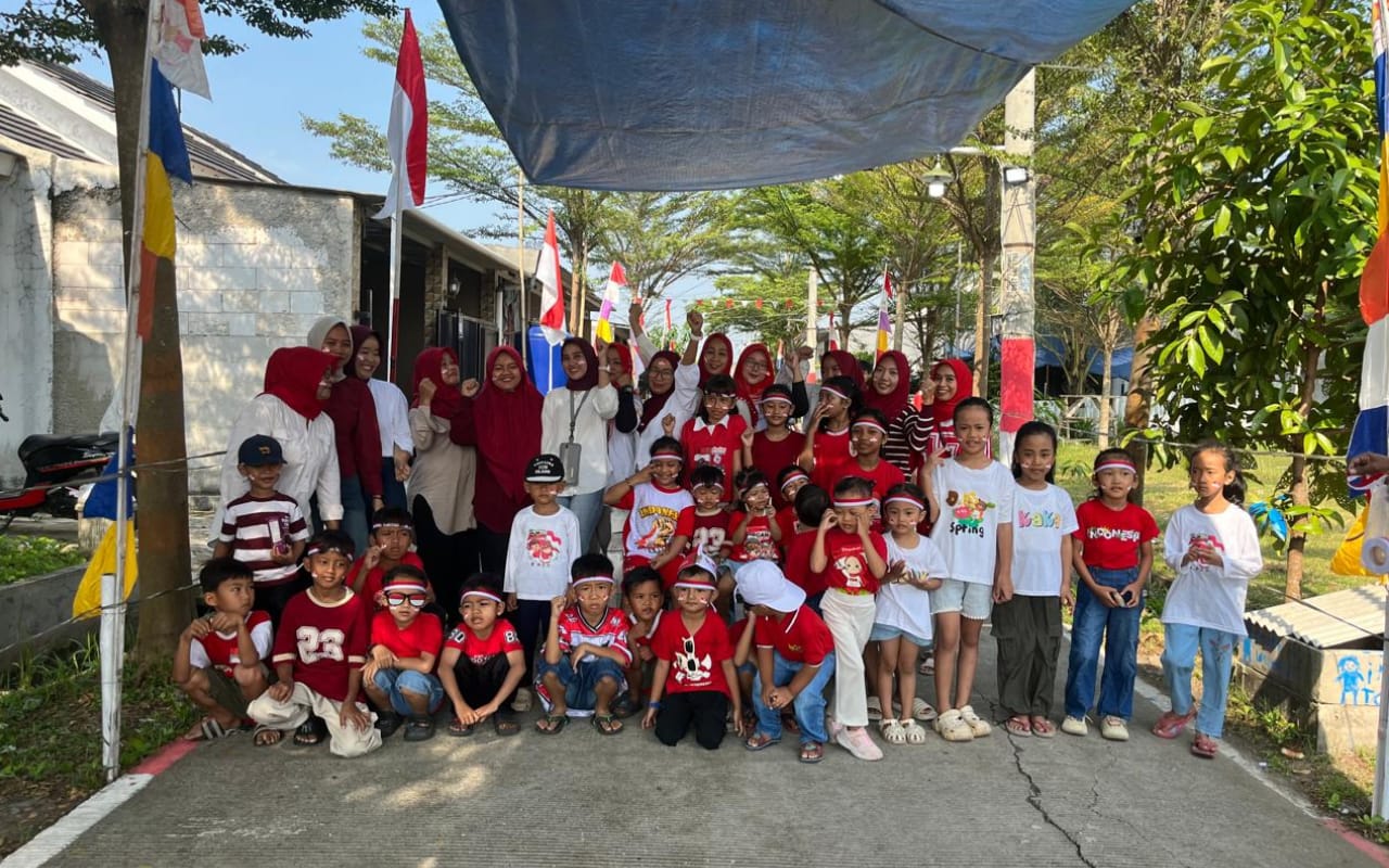 Meriahkan HUT RI Ke-80, Warga Blok D Perum Griya Mulya Indah Jayamulya Gelar Lomba Agustusan!