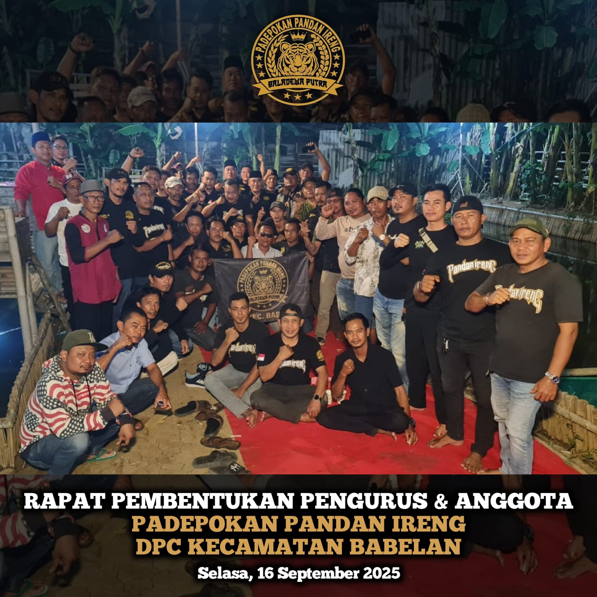 Revisi Kepengurusan DPC Pandan Ireng Kecamatan Babelan Resmi Ditetapkan