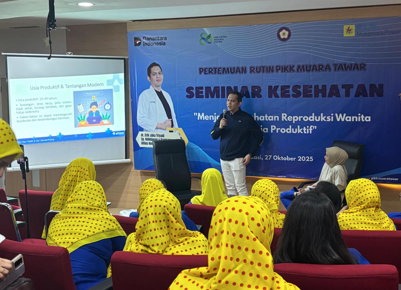 PIKK PLN Nusantara Power UP Muara Tawar Gelar Edukasi Kesehatan dan Bazar UMKM