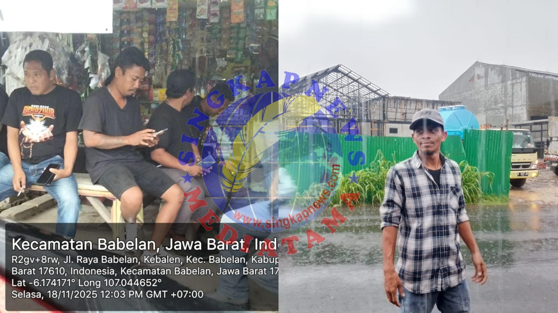 ‎Puluhan Pemuda dan Karang Taruna Kebalen Menolak Rencana Adanya Gate Parking Di Mie Gacoan Kebalen