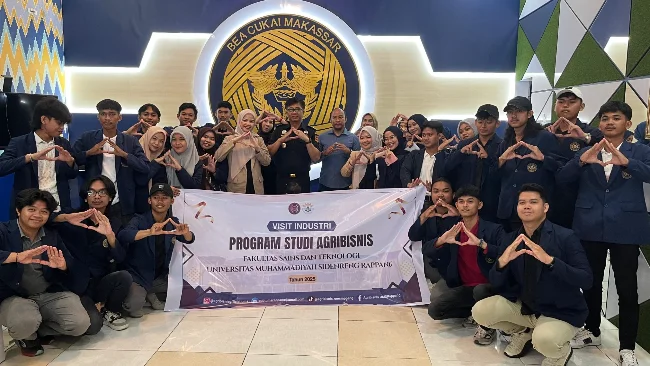 Kolaborasi Unik Agribisnis Universitas Muhammadiyah Sidenreng Rappang dan Bea Cukai Makassar