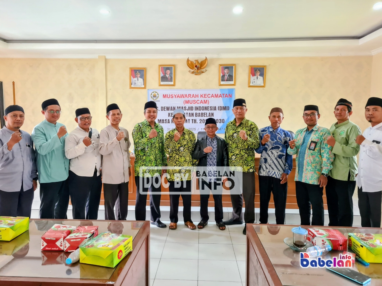 Dewan Masjid Indonesia Kecamatan Babelan Gelar Musyawarah dan Lantik Ustad Saadih Sebagai Ketua