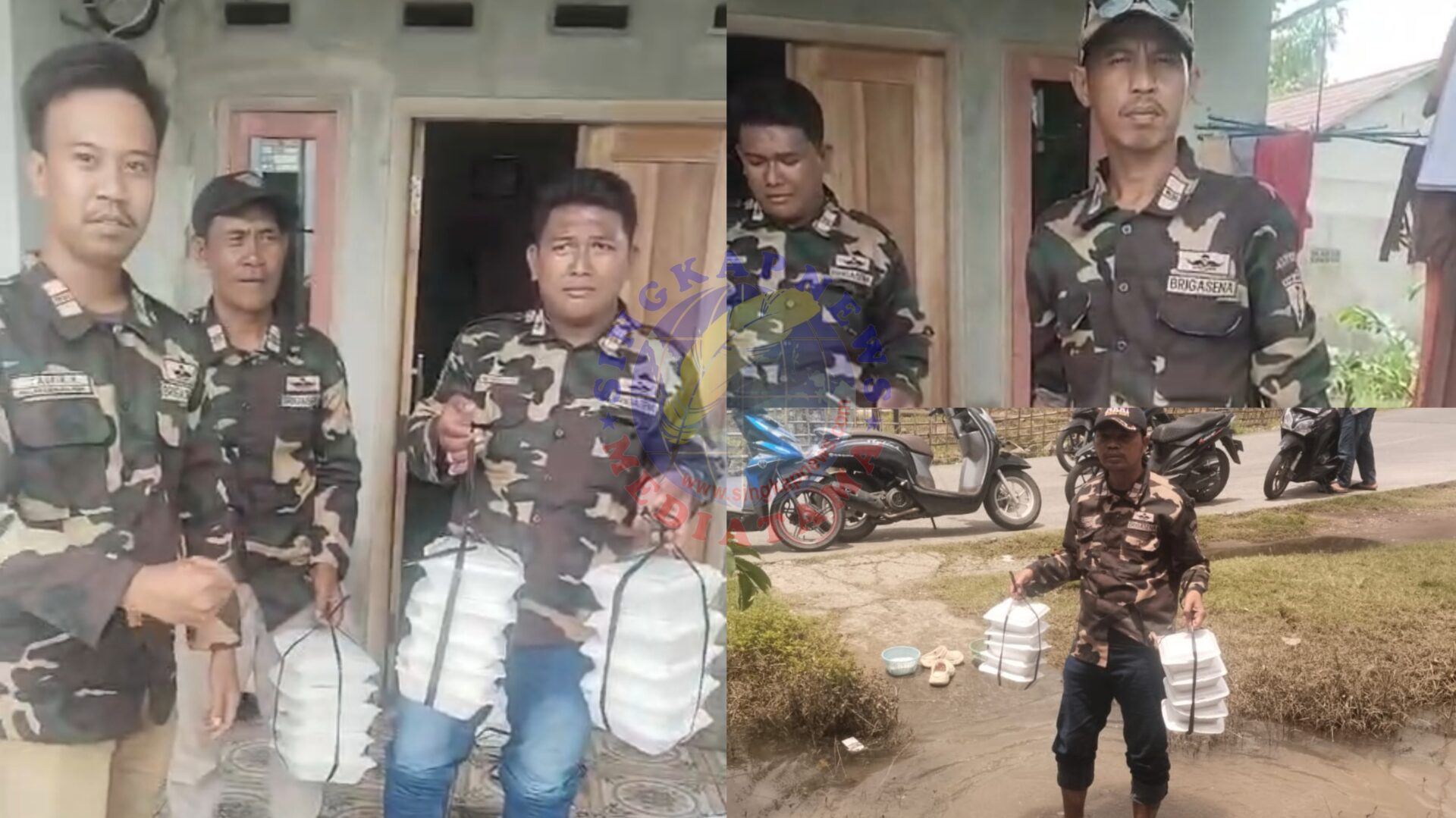 Peduli Korban Banjir, WBI Subrayon Pantai Hurip Bagikan Makanan siap Saji