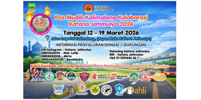 Pos Mudik Kalimalang Kolaborasi Katana Jatimulya 2026 Dibuka 12–19 Maret
