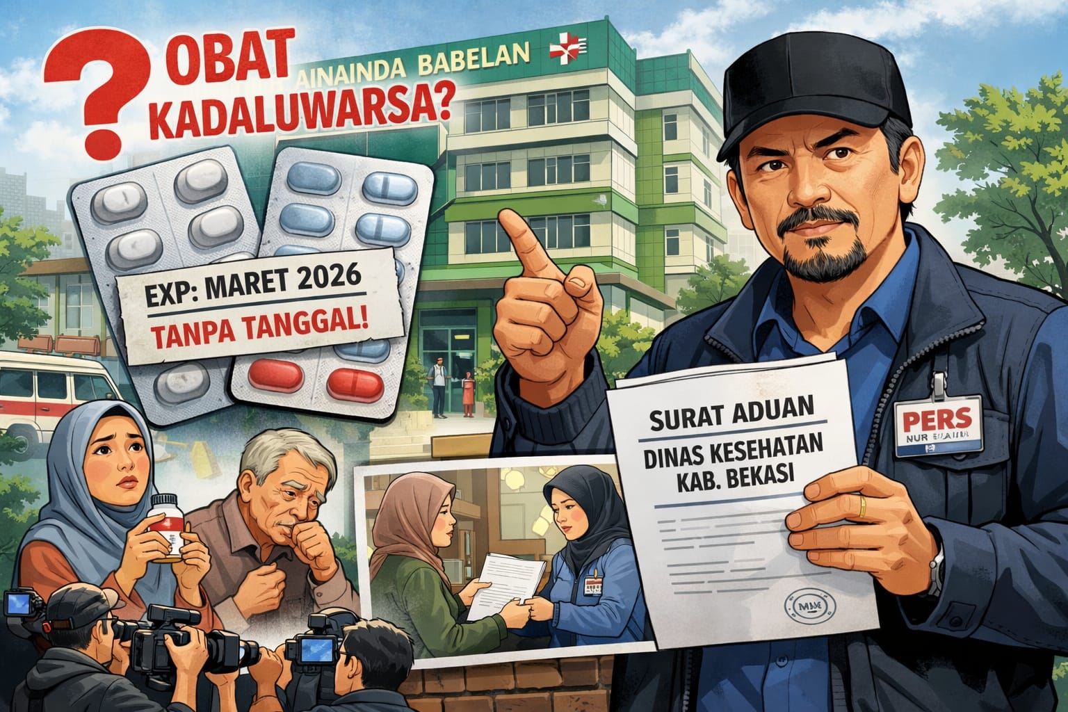 RS Ananda Babelan Terancam Dilaporkan Terkait Dugaan Pemberian Obat Kadaluwarsa