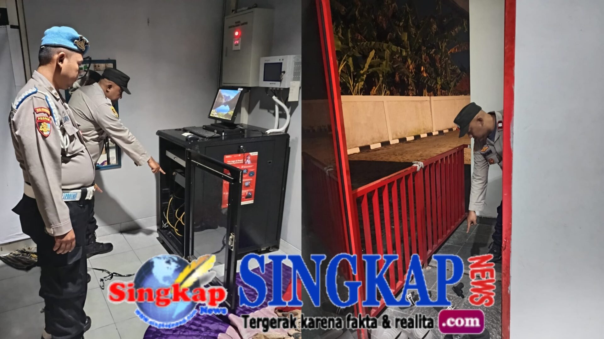 Rampok Sadis Beraksi Di SPBU Babelan Ratusan Juta Raib, Polisi Cek TKP Dan Buru Pelaku