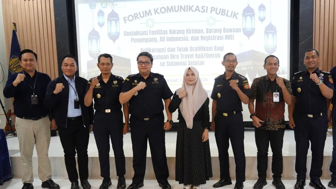 Bea Cukai Sulbagsel Sosialisasi Aturan dan Fasilitas Barang Bawaan Jemaah Haji