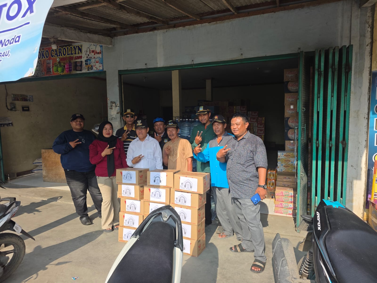 Wujud Tanggung Jawab, Kades Kedung Pengawas H. Nasarudin Takziah dan Berikan Bantuan