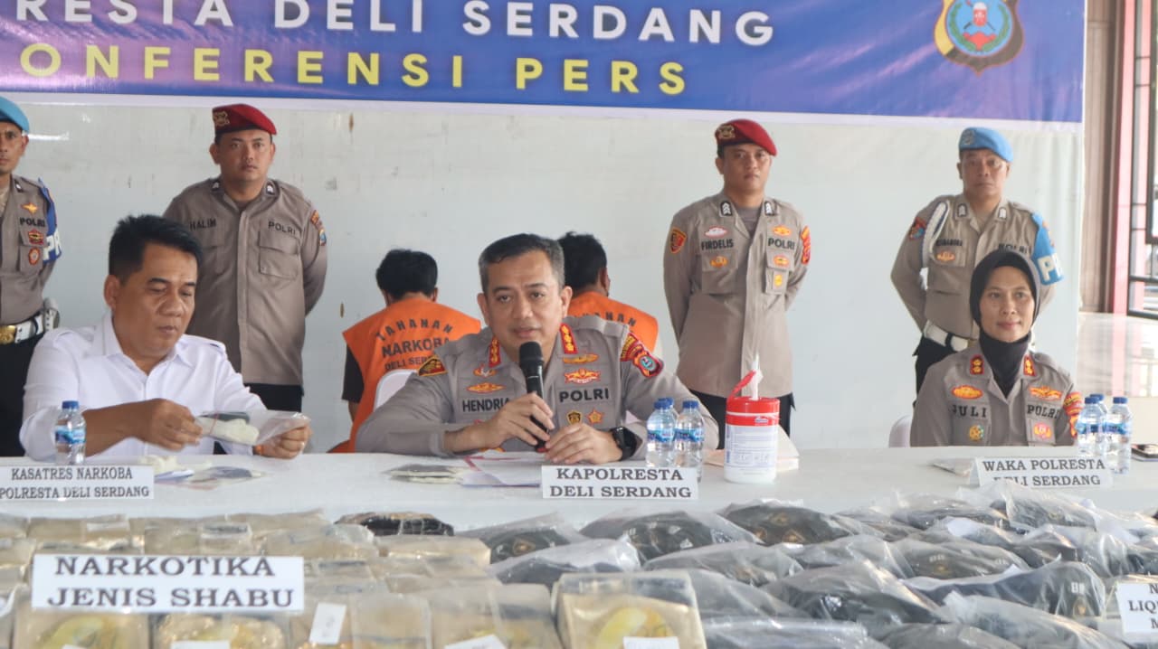Satres Narkoba Polresta Deliserdang Gagalkan Peredaran 53 Kg Sabu Asal Malaysia