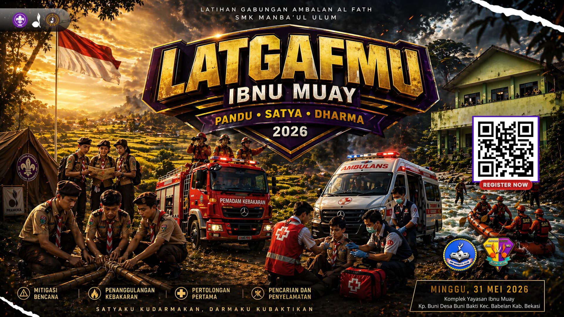 LATGAFMU 2026: Membangun Generasi Pramuka Tangguh, Sigap, dan Berjiwa Sosial