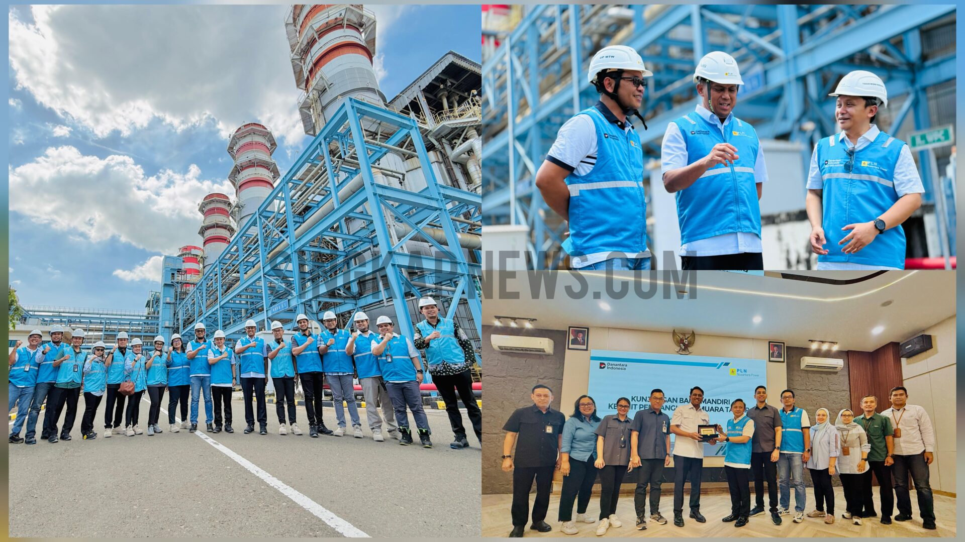 Sinergi Energi Berkelanjutan, Bank Mandiri Kunjungi PLTGU Muara Tawar