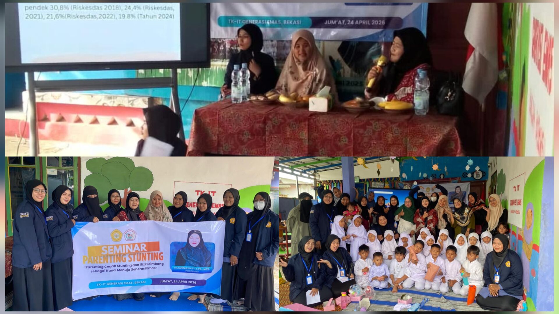 Sinergi Mahasiswa Universitas Panca Sakti Bekasi dan Orang Tua Cegah Stunting