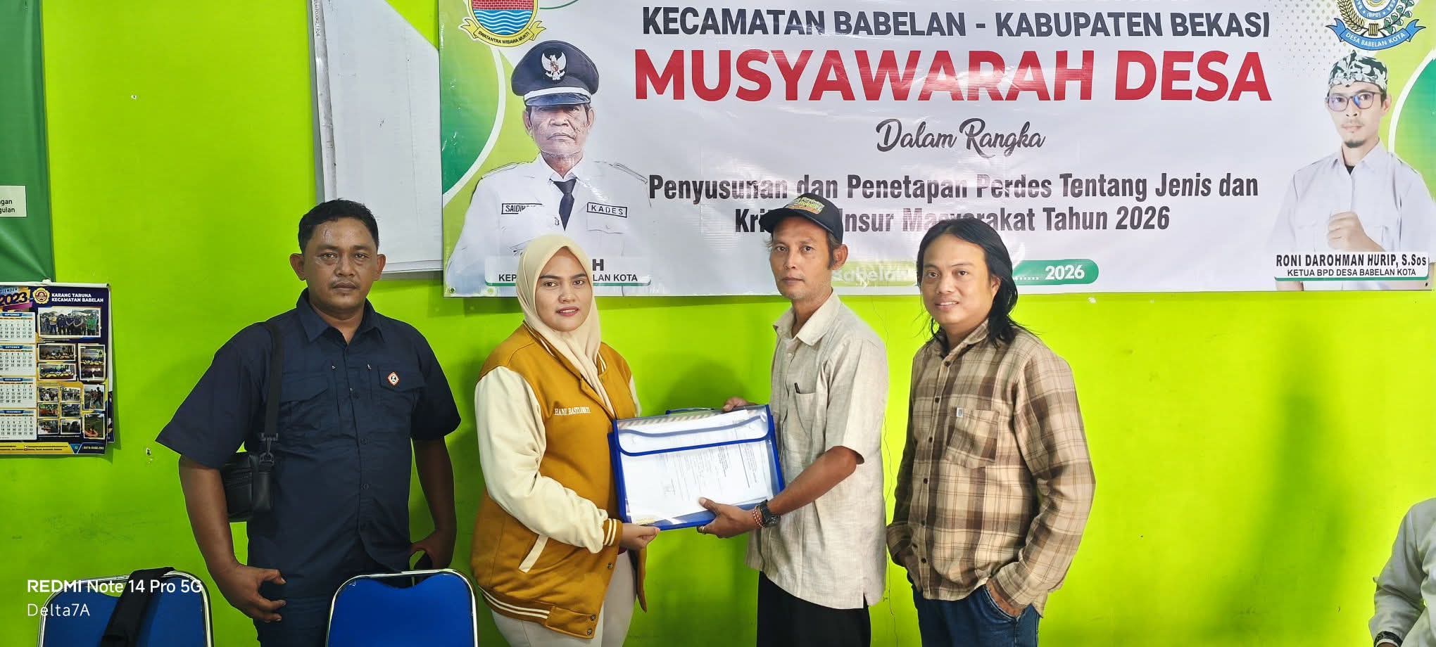 Hani Bastiawati Nyalon BPD Babelan Kota, Perjuangkan Pendidikan Dini 