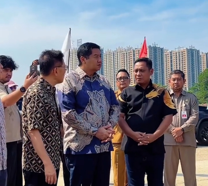 Wujudkan Hunian Terjangkau, Menteri PKP RI Kunjungi Kawasan Meikarta Kabupaten Bekasi