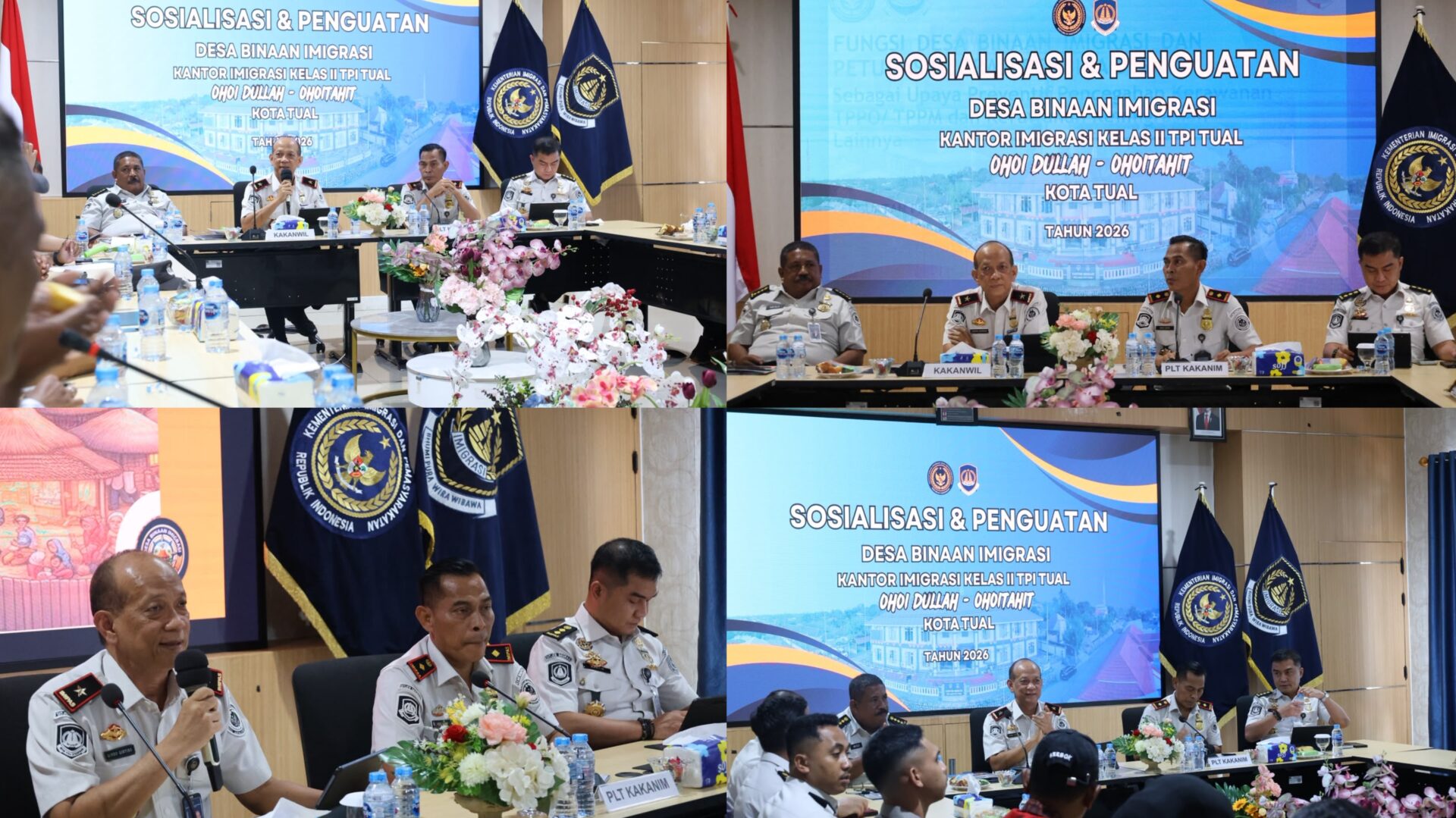 KAKANWIL DITJEN IMIGRASI MALUKU TEGASKAN DESA BINAAN IMIGRASI JADI GARDA TERDEPAN CEGAH TPPO DAN PMI NONPROSEDURAL