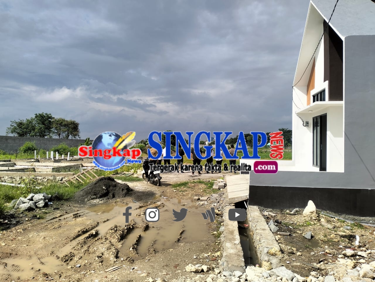 Diduga Tak Berizin, Perumahan Cavana Garden Village Kedung Pengawas Tetap Membangun