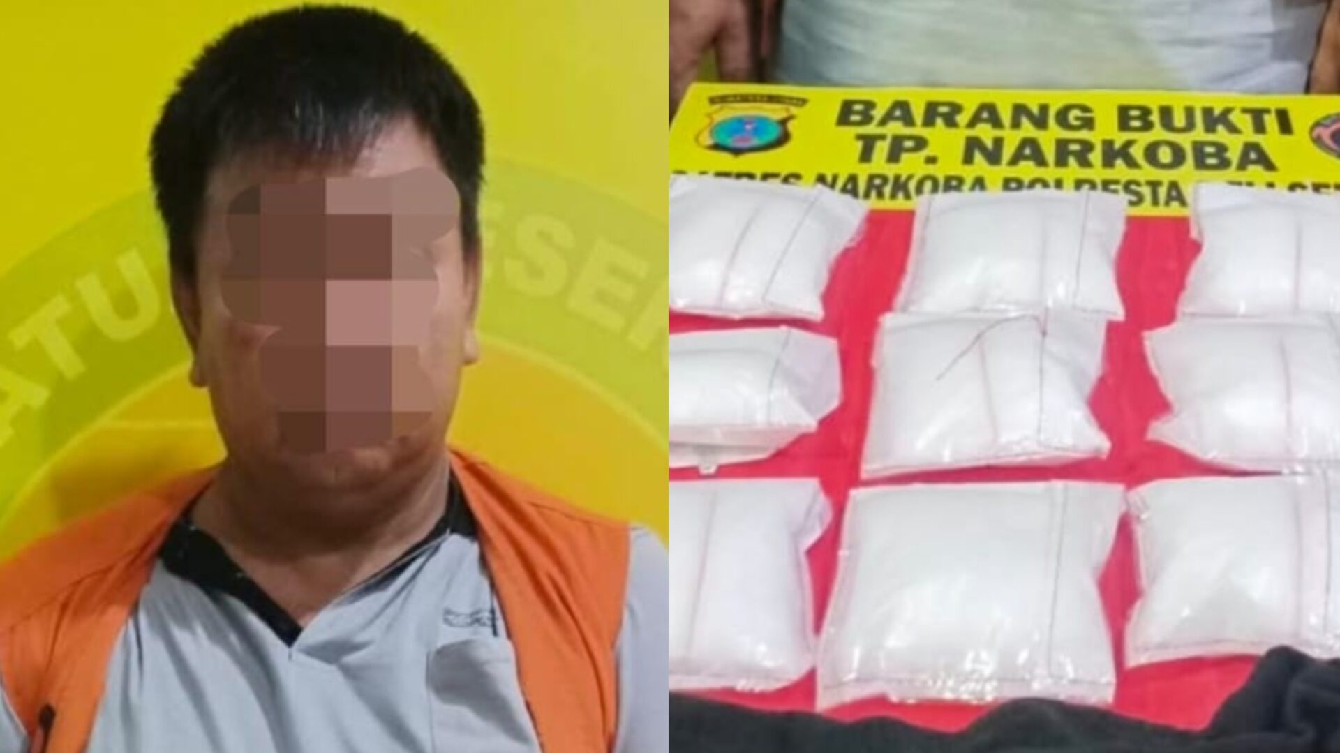 Sabu 928 Gram Diselipkan Di Selangkangan, Kurir Nyaris Terbang ke Jakarta Via Kualanamu